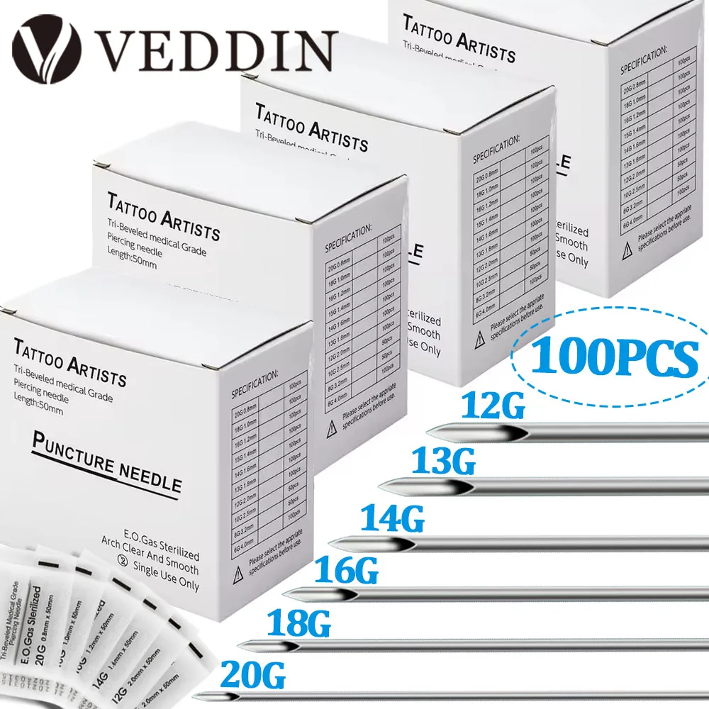 100Pcs Piercing Nee…