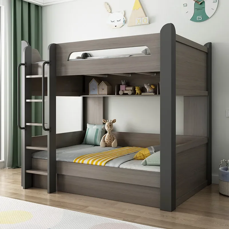 Hostel Drawer Wood Children Room Size House Double Kids Solid Wooden Queen Frame Bunk Kids Loft Bed With Trundle