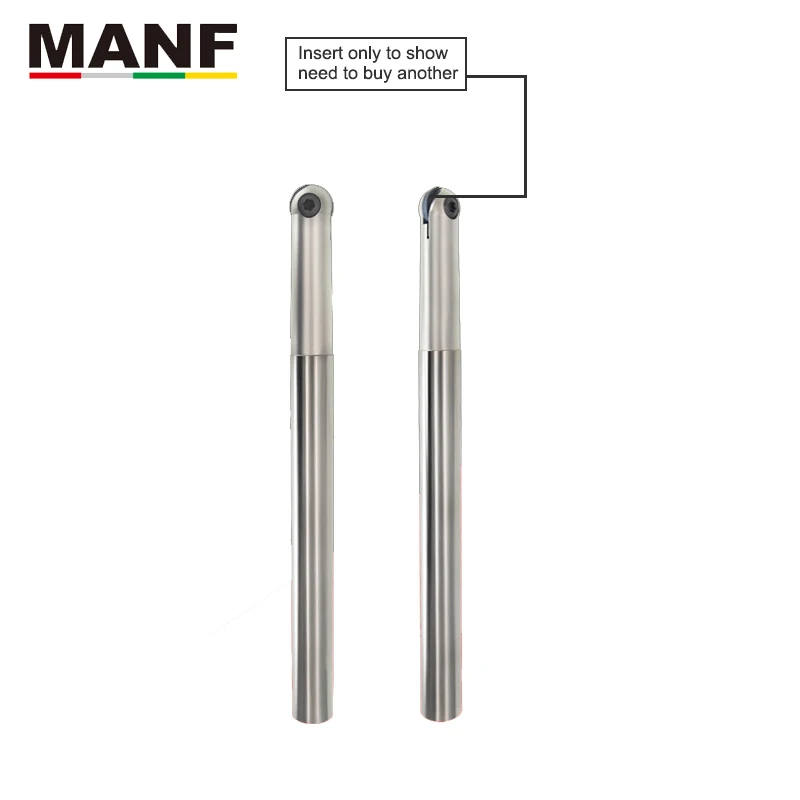 MANF T2139 Milling Holder Indexable Mirror Ball End Mill Milling Cutter for CNC Hardened Aseismic Rod Machine Inserts Tool Mill