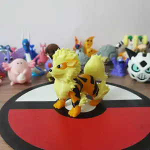 Anime Arcanine Growlithe Kartun Karakter Proporsi Dunia 1: 20 Diy 3D Printing Kawaii Karakter Desktop Model Mainan Anak Hadiah 12 pertumbuhan penjualan terbaik - №