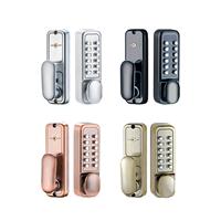 Keyless Entry Door Lock Mechanical Keypad Door Lock Easy to Install Balcony Outdoor Combination Door Lock for Front Door Gate