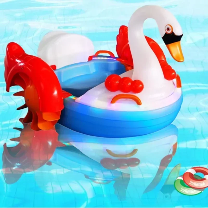 Water Amusement Equipment Suitable for Adults and Children to Play Parent-Child Hand Lighting Boat