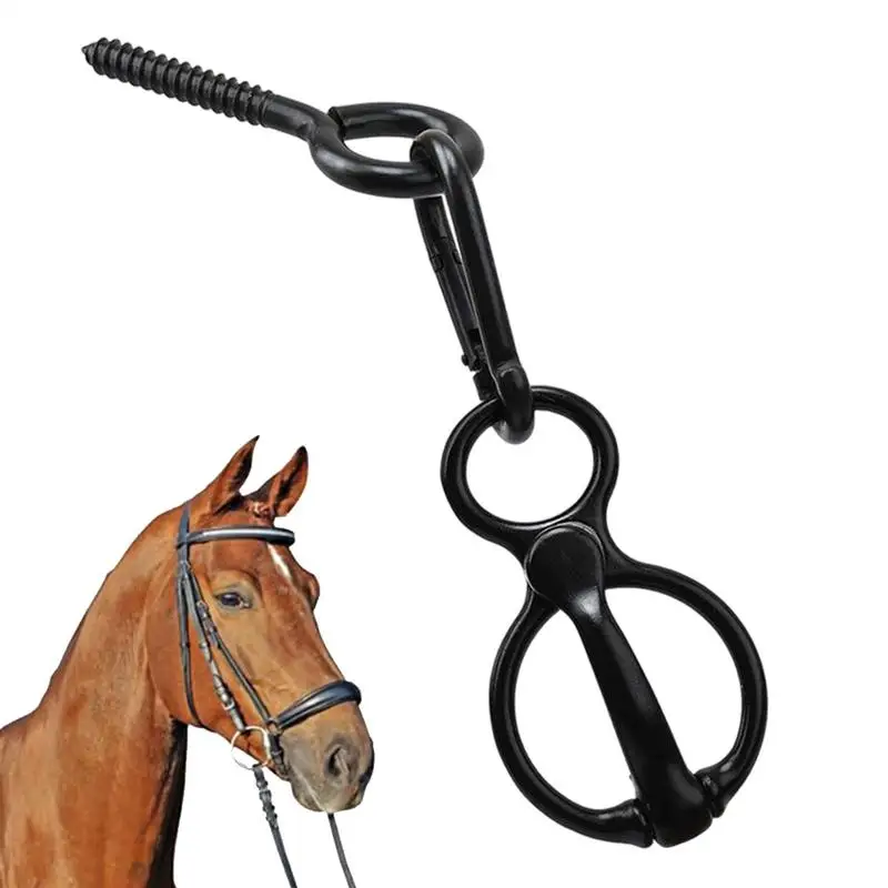 Safety Horse Accessories Safe Releases Stress Horse Tack Horse Tie Ring Sturdy Horse Supplies For Stake Lines Outside And Inside