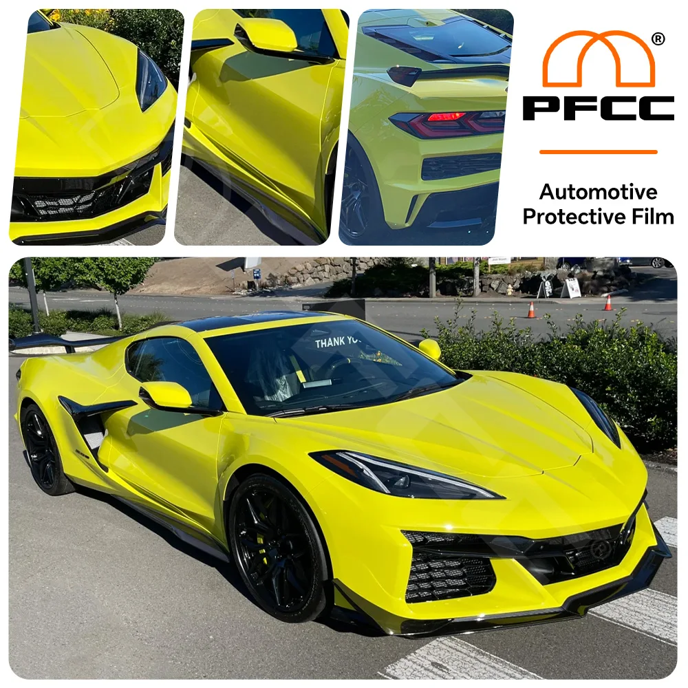 

TPU Anti-scratch Paint Protection Film For Corvette C8 Coupe Z06 2023 2024 Pre-cut PPF Clear Bra Resistant Invisible Repairable