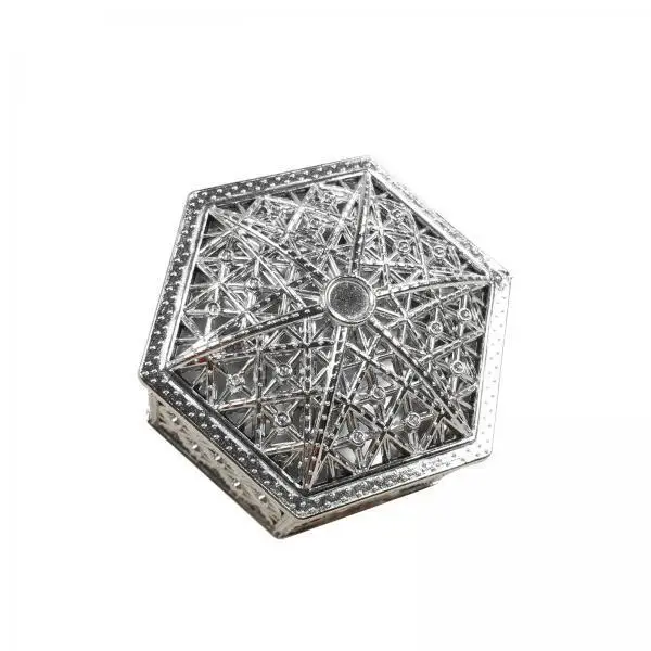 6xCreative Hexagon Candy Box Treat Gift Boxes Candy Boxes Bags Chocolate Packaging Box for Holiday