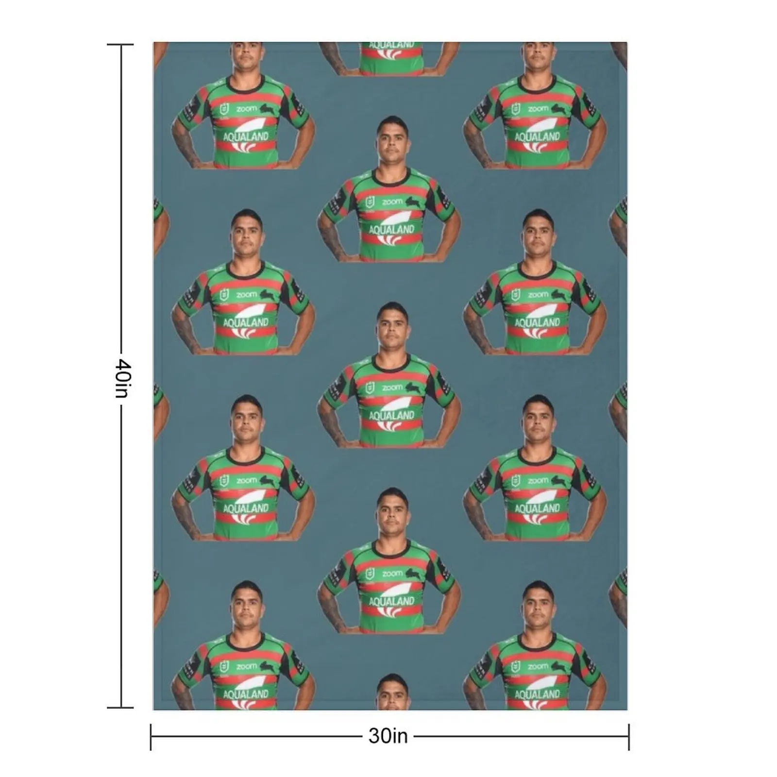 Latrell Mitchell Throw Blanket Flannels Nap manga Cute Heavy Luxury Brand Blankets