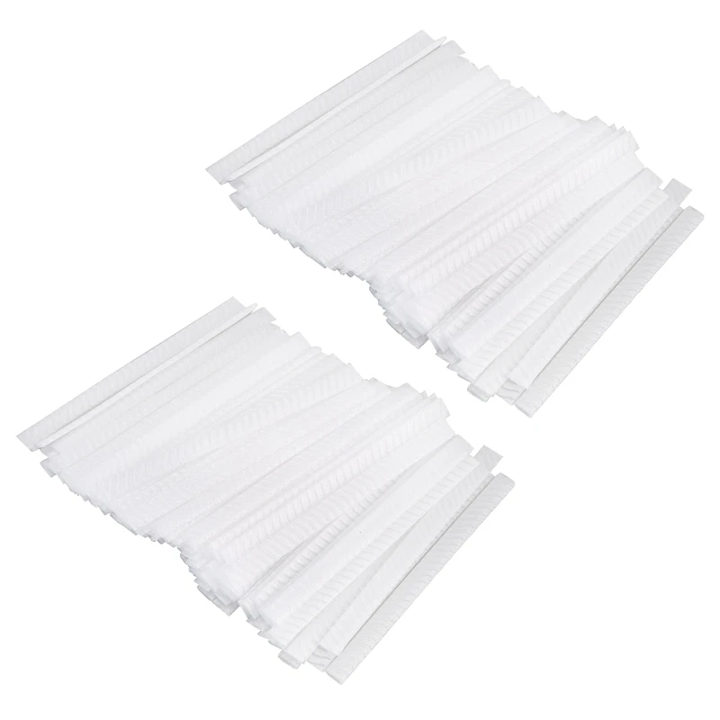 

200 Pcs Make Up Brush Pen Netting Cover Mesh Sheath Protectors Guards Protective Cover Sheath Net (White)