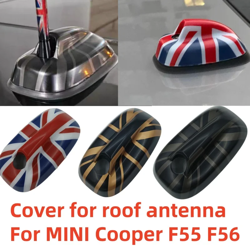 

The Black Flag Antenna Aerial Decoration Case Cover Housing Protection Exterior Trim For MINI Cooper S JCW F55 F56 Accessories