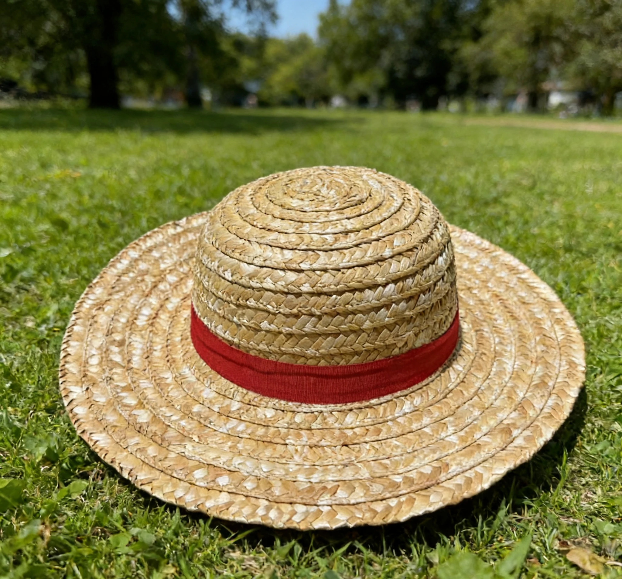 Anime Cosplay Straw Hat – Summer Unisex Sunshade Cap, Role Play Prop for Stage & Outdoor Performance