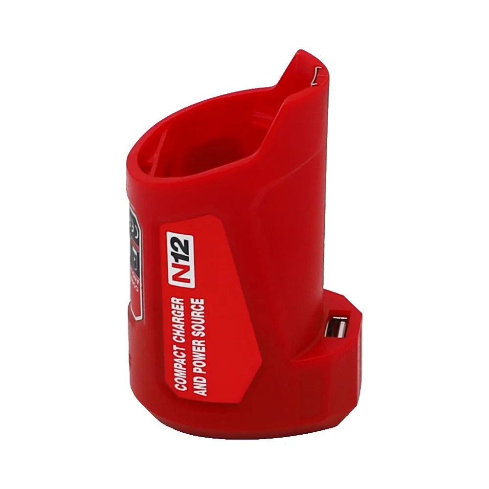 Imagem -05 - Adaptador N12 Li-ion Battery Charger Converter para Milwaukee 48591201 12v Bateria de Lítio Dispositivo Usb Fonte de Alimentação do Telefone Móvel