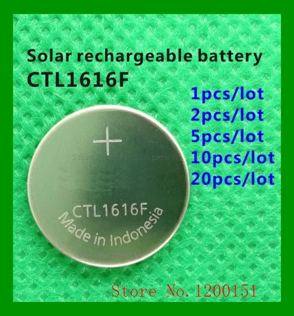 

CTL1616 CTL1616F 1616 CTL Solar rechargeable battery