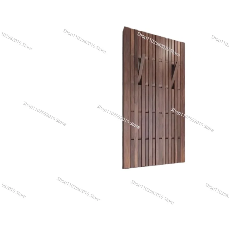 Ultra-Thin Solid Wood Coat Rack, Door Hanger Board with Piano Keys for Porch Cabinet