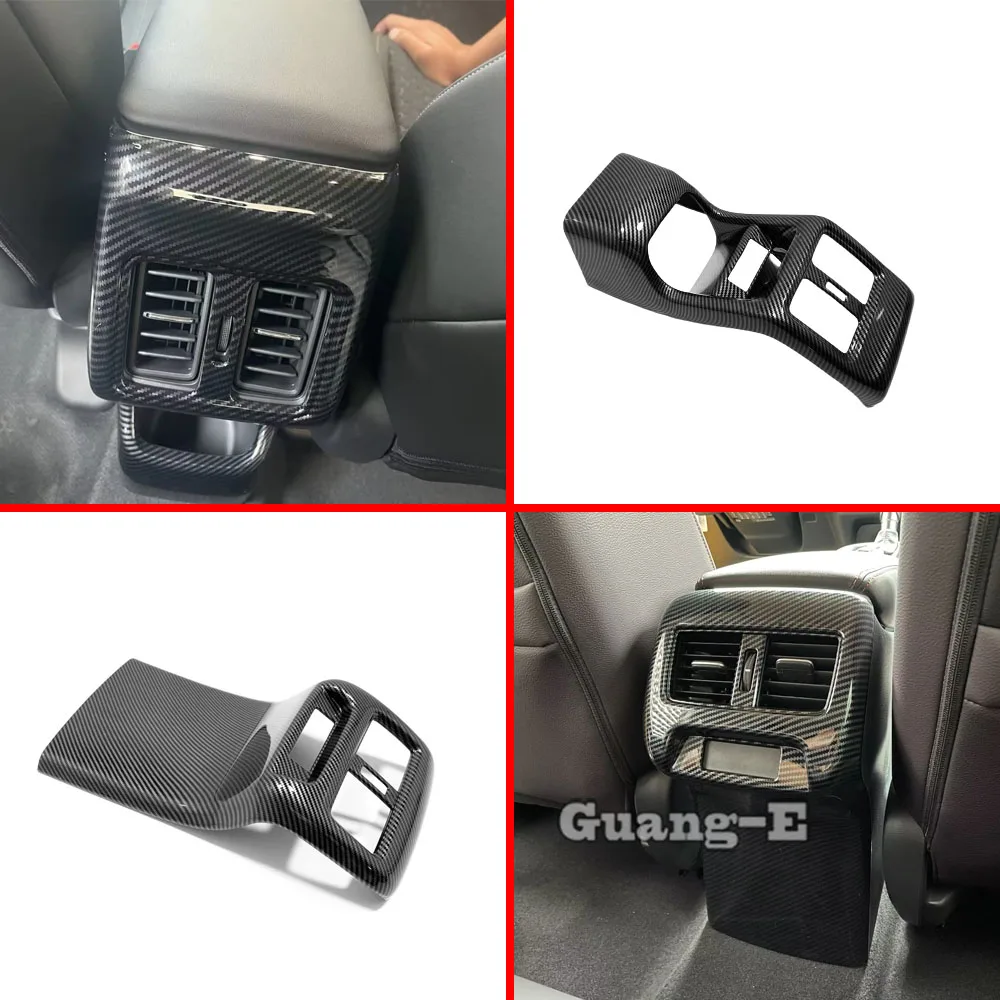 

For Honda XR-V ZR-V HR-V Vezel 2022 2023 2024 Car Rear Air Conditioning Outlet Cover Sticker Trim Styling Accessories HRV ZRV