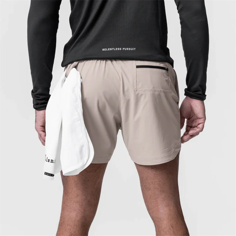 Pantalones cortos deportivos informales para hombre, ropa de verano para correr, gimnasio, correr, entrenamiento, secado rápido, transpirables,