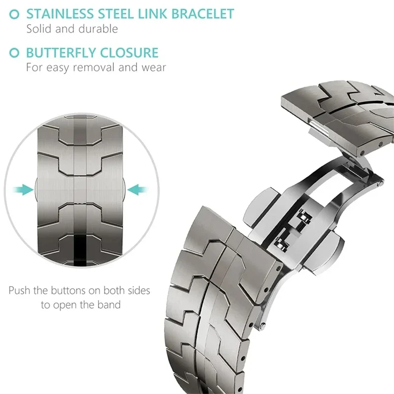 Stainless Steel Strap For Xiaomi Watch 2 Pro Metal Bracelet For Xiaomi Mi Watch S4 S3 S2 S1 Active Mi Watch Color 2 Accessories