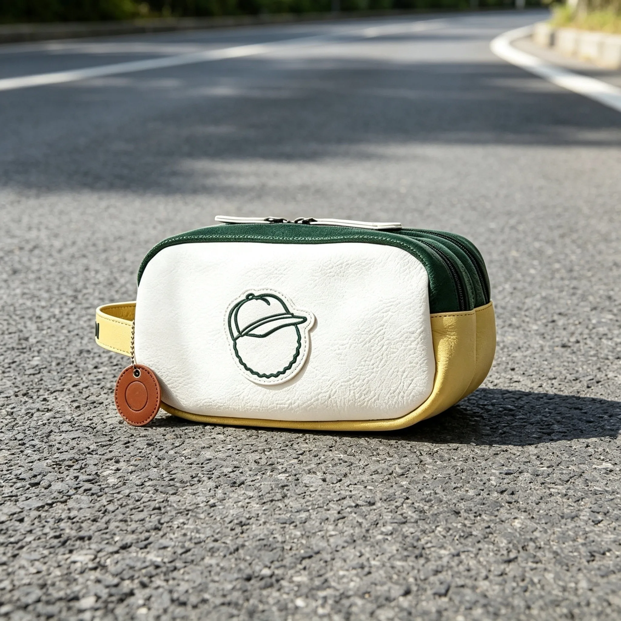 New Unisex Golf Wrist Pouch, Dual Layer Water Resistant Hand Carry Bag, Golf Ball & Accessories Storage Bag view 2