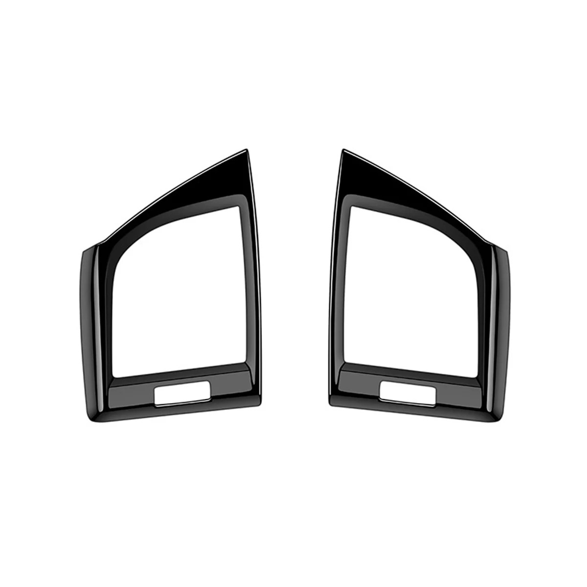 

For Toyota Alphard 40 Series 2023+ RHD Bright Black Dashboard Air Condition Vent Outlet Cover Trim Frame