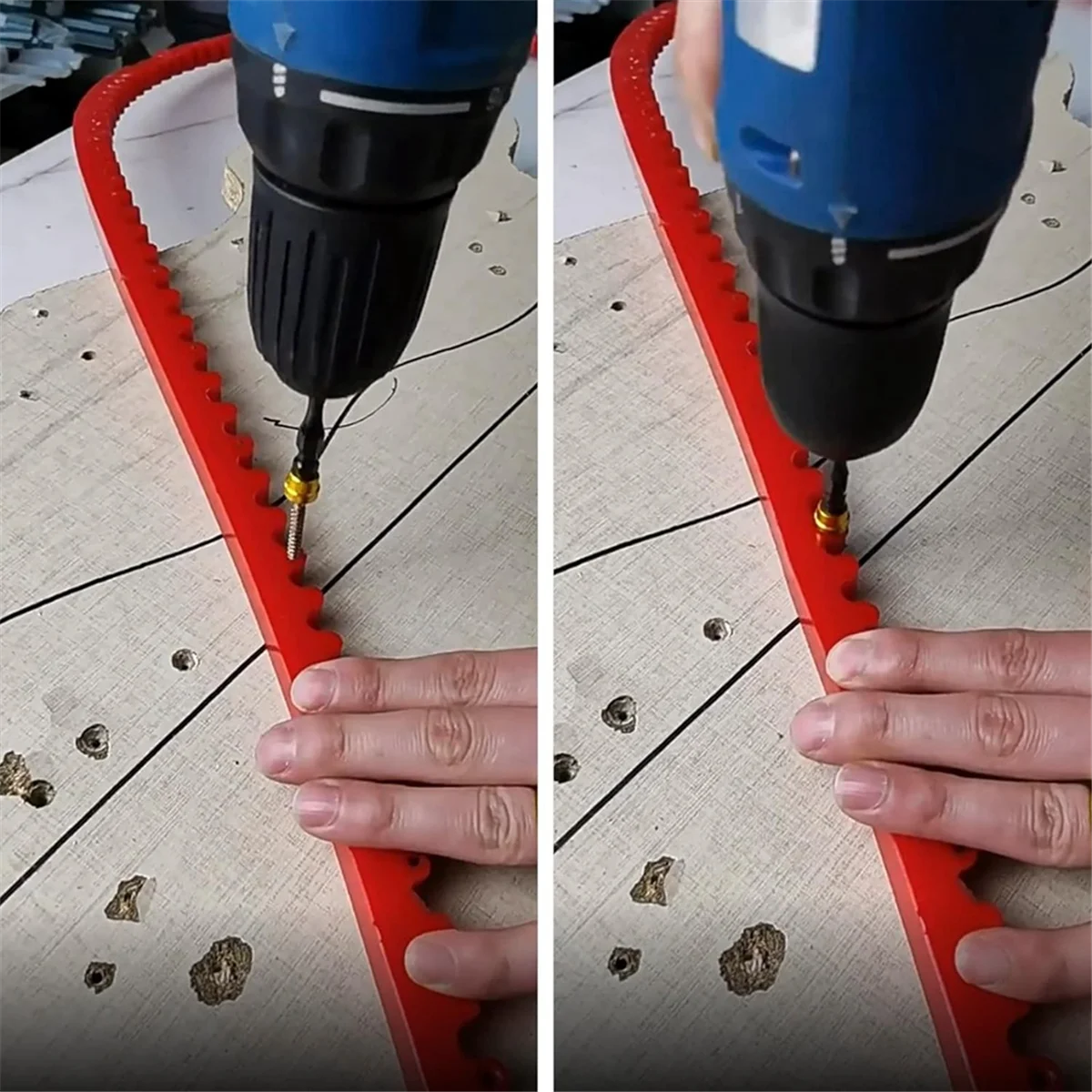 

AD29-Woodworking Special Shaped Strip Profiling Strip Flexible Curve Template Guide Auxiliary Tools for Wood Board Cutting