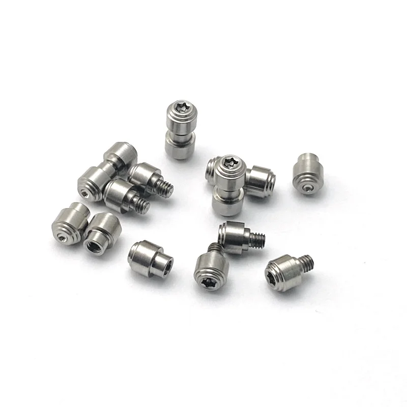 Imagem -03 - Parafuso Personalizadas com Titânio Thumb Stud Faca Dobrável Botão Empurrado para Facas Recon1 Voyager Faça Você Mesmo Fazer Acessórios Conjuntos Peças de