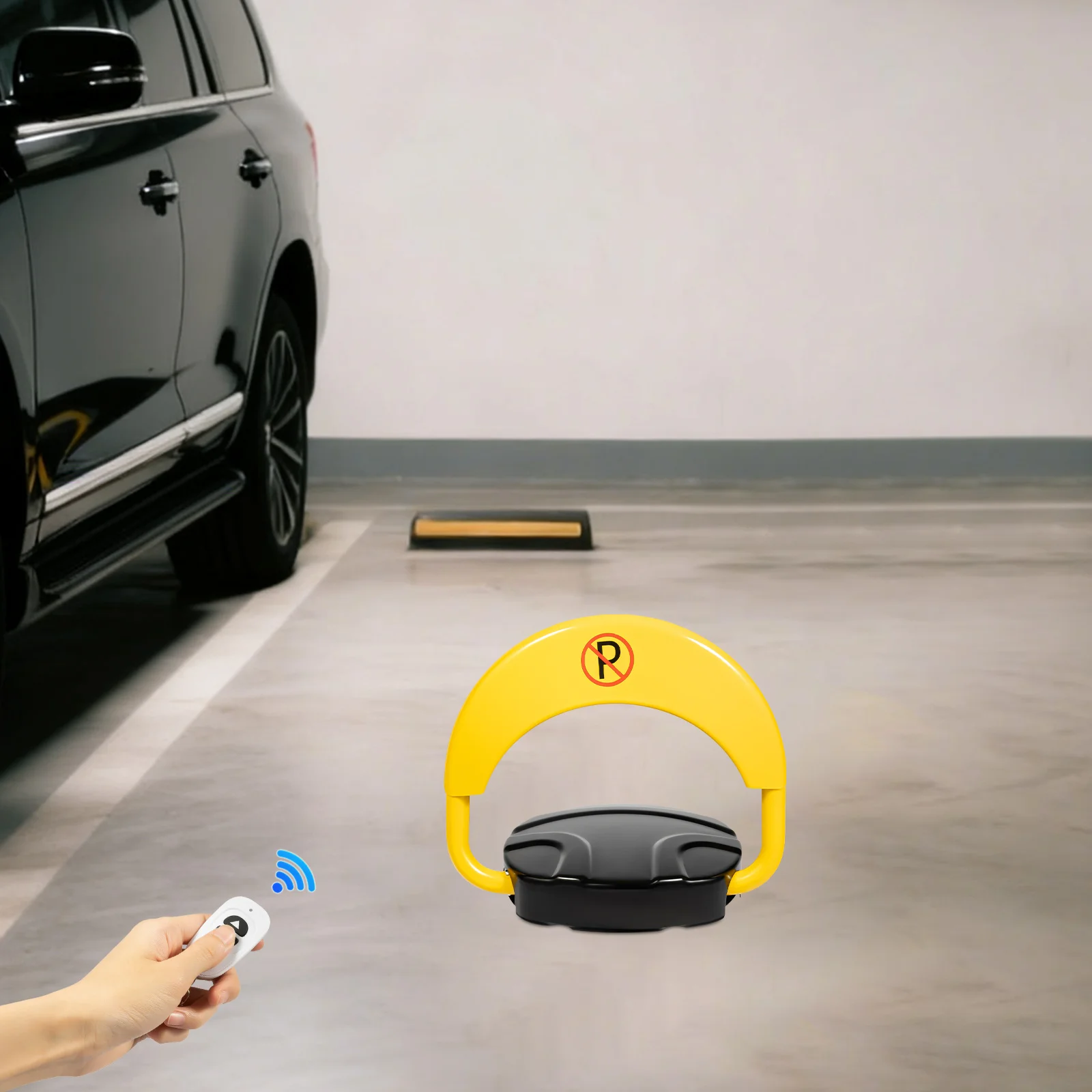 Remote Control Parking Lock Waterproof IP67 Auto Lift Security Post with Alarm & Reflective Strip for Private Car Space