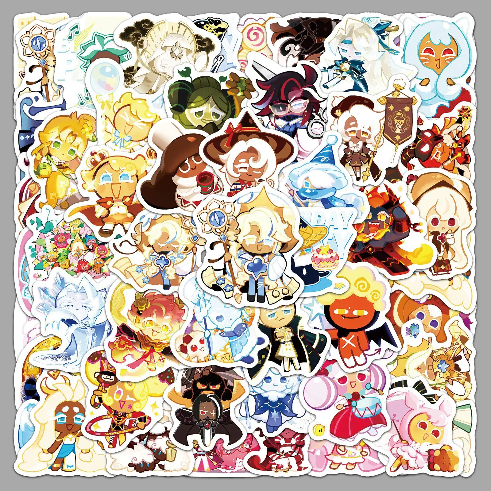 

10/50PCS Game Cookie Run Kingdom Sticker Cartoon Cute Graffiti Decoration Laptop Luggage Water Cup Waterproof Decal Kids Toy