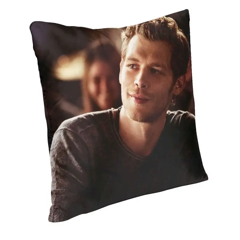 Klaus Mikaelson Cushion Cover 45x45 Home Decor 3D Print The Vampire Diaries Throw Pillow For Sofa Double Side