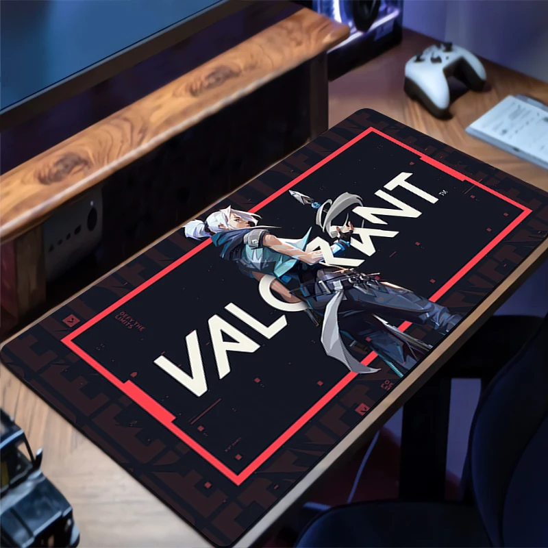 

Gaming V-valorant Mouse Pad Desk Mat Gamer Professional Premium Mousepad Speed Control Accessories Generous Keyboard Pad