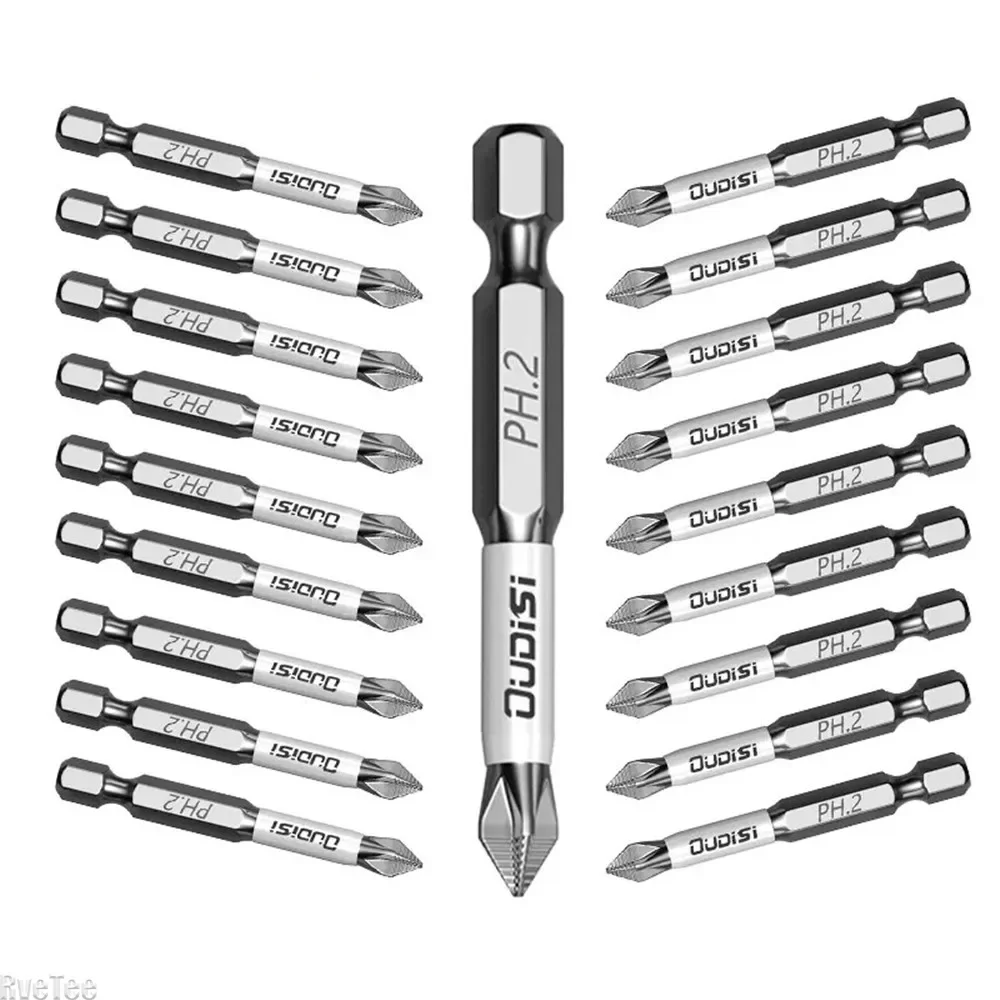 

10pcs 50mm/2Inch Phillips PH2 Impact Screwdriver Bit Perfect for Plastic Wood Metal Projects