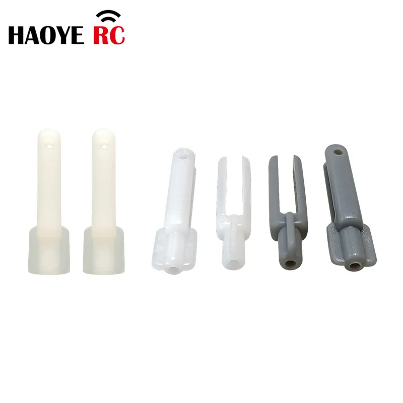 

Haoye 20 Pcs POM Clevis For RC Airplanes Parts Electric Planes Foam Model Accessories Color White / Grey