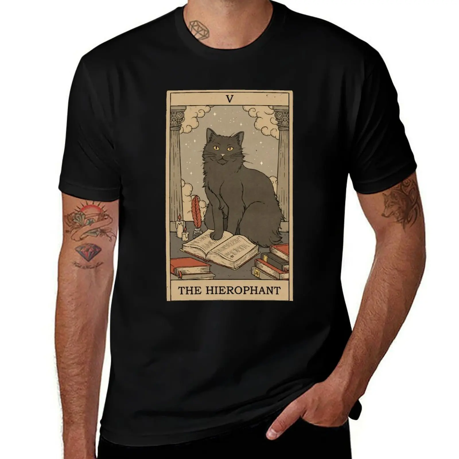 

The Hierophant T-Shirt anime stuff summer tops graphics mens big and tall t shirts