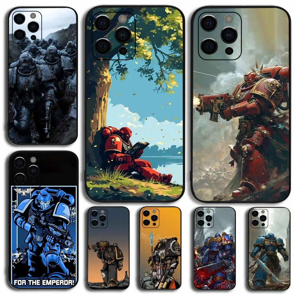 

Game W-Warhammers 40k Phone Case For Apple iPhone 15,14,13,12,11,Pro,X,XS,Max,XR,Plus,Mini Soft Black Cover