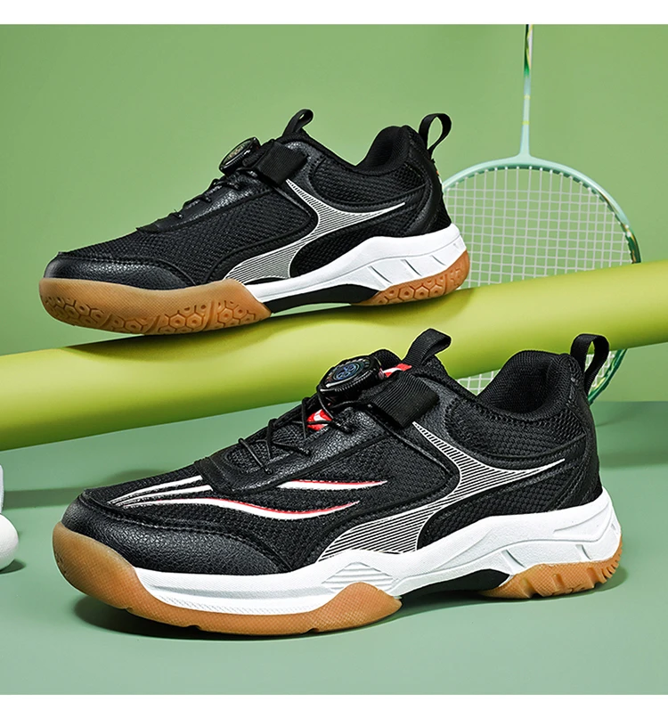 Atmungsaktive Tischtennisschuhe für Kinder Leichte Rutschfeste Outdoor-Badmintonsneaker Sporttrainingsschuhe für Jungen – Detail 14