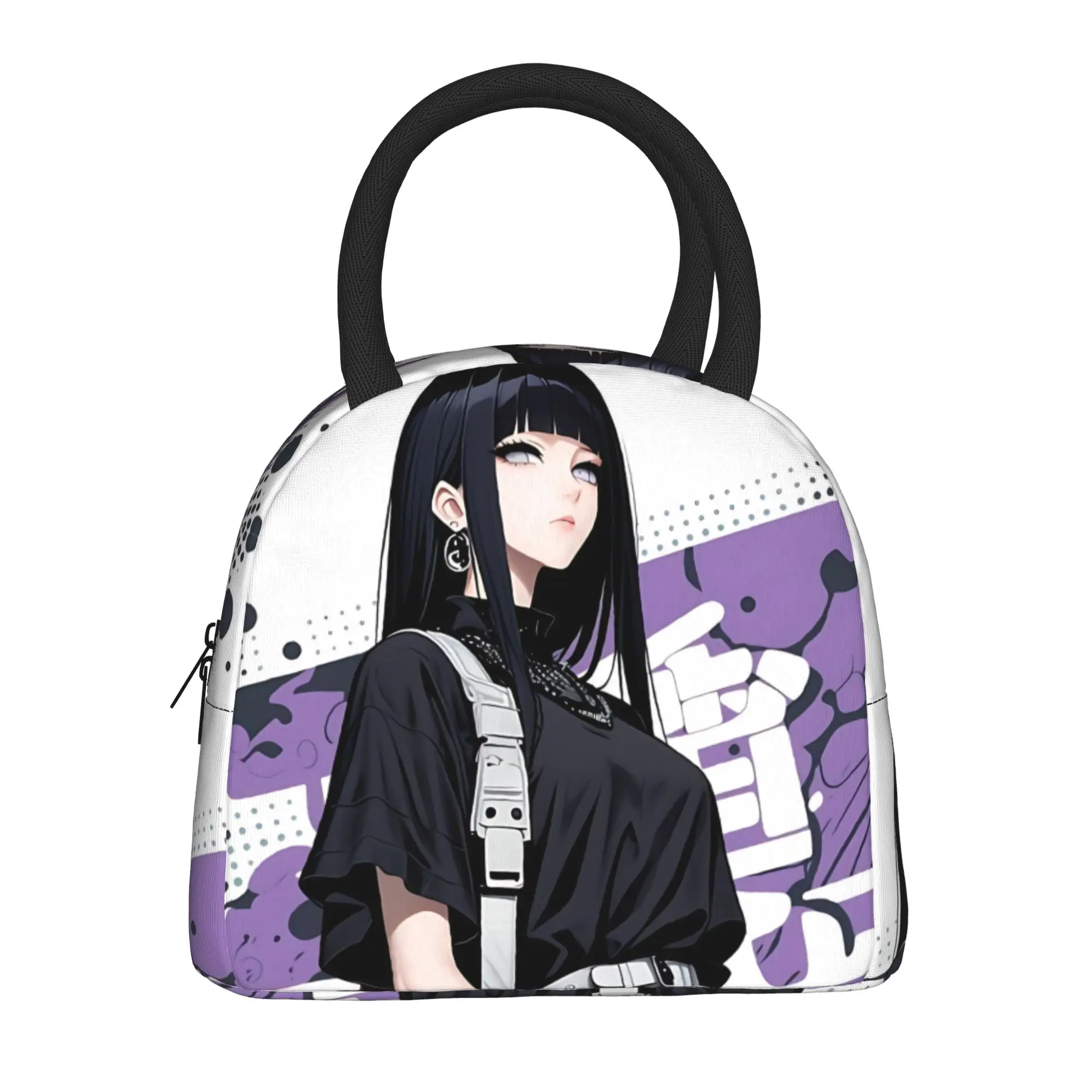 Naruto Anime Theme Insulated Lunch Bag Meal Pack Rice Bag  bolsa Student Bento Lunch Handbag Insulation