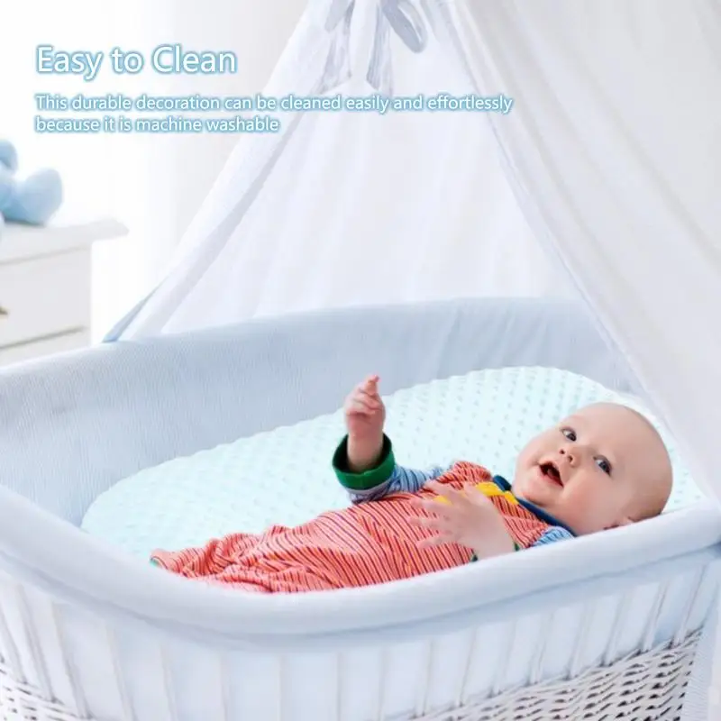 Baby Diaper Changing Mat 74x45cm Portable Elastic Baby Newborns Infant Knitted Shift Cover For Bed Infant Nest