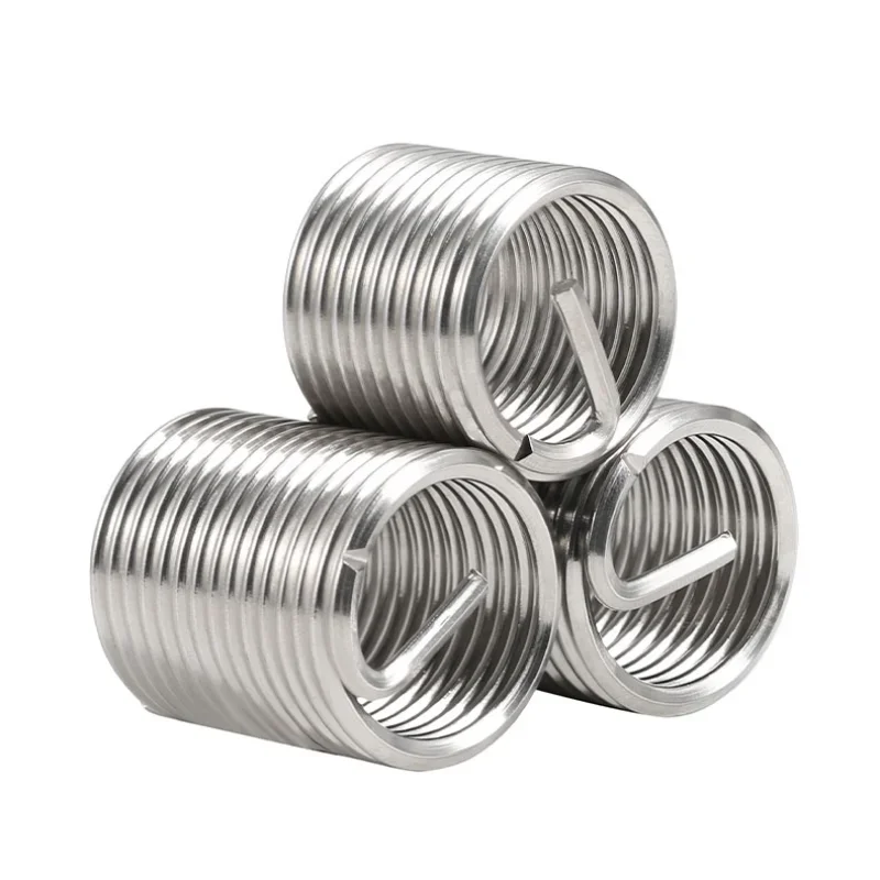 1Pcs Fastening Thread Insert Kit 304 Stainless Steel Thread Helicoil Thread Repair Insert Threaded Bushings M1.6~M26