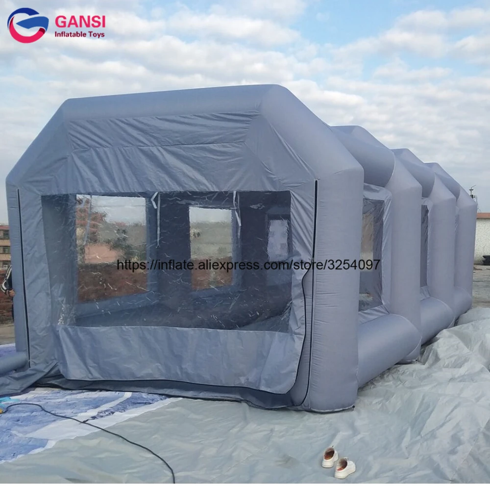 Cheap prices cabin paint inflatable paint booth tent for car painting used