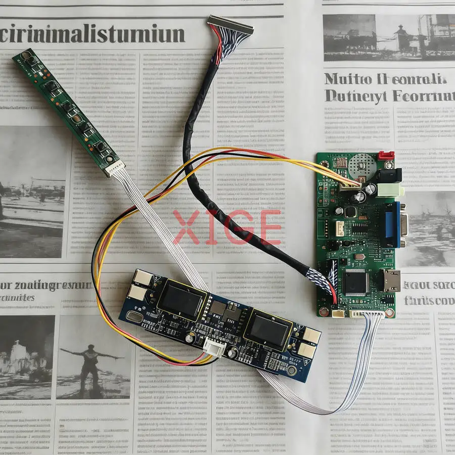 

Плата контроллера монитора для LTM170EX LTM170EU LTM170EP01 LTM170EH LVDS 30-контактная 1280*1024 4-CCFL HDMI+VGA DIY Kit