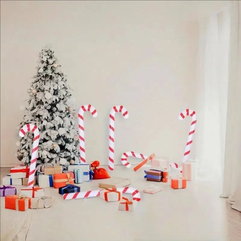 1PC Umfang 180cm Landung 170cm Aufblasbare Weihnachten Stöcke Dekorationen Lollipop Ballon Party Bar Atmosphäre Requisiten Ornamente – Detail 4