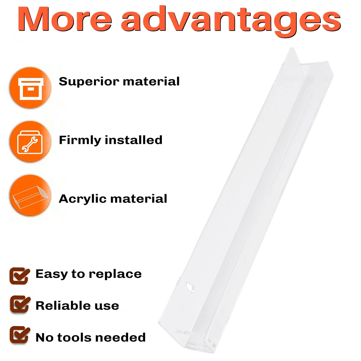 A56X 4Pcs Acrylic Clear Floating Bookshelf,Invisible Wall Mounted Bookshelf,Modern Picture Display Toy Organizer Record Rack