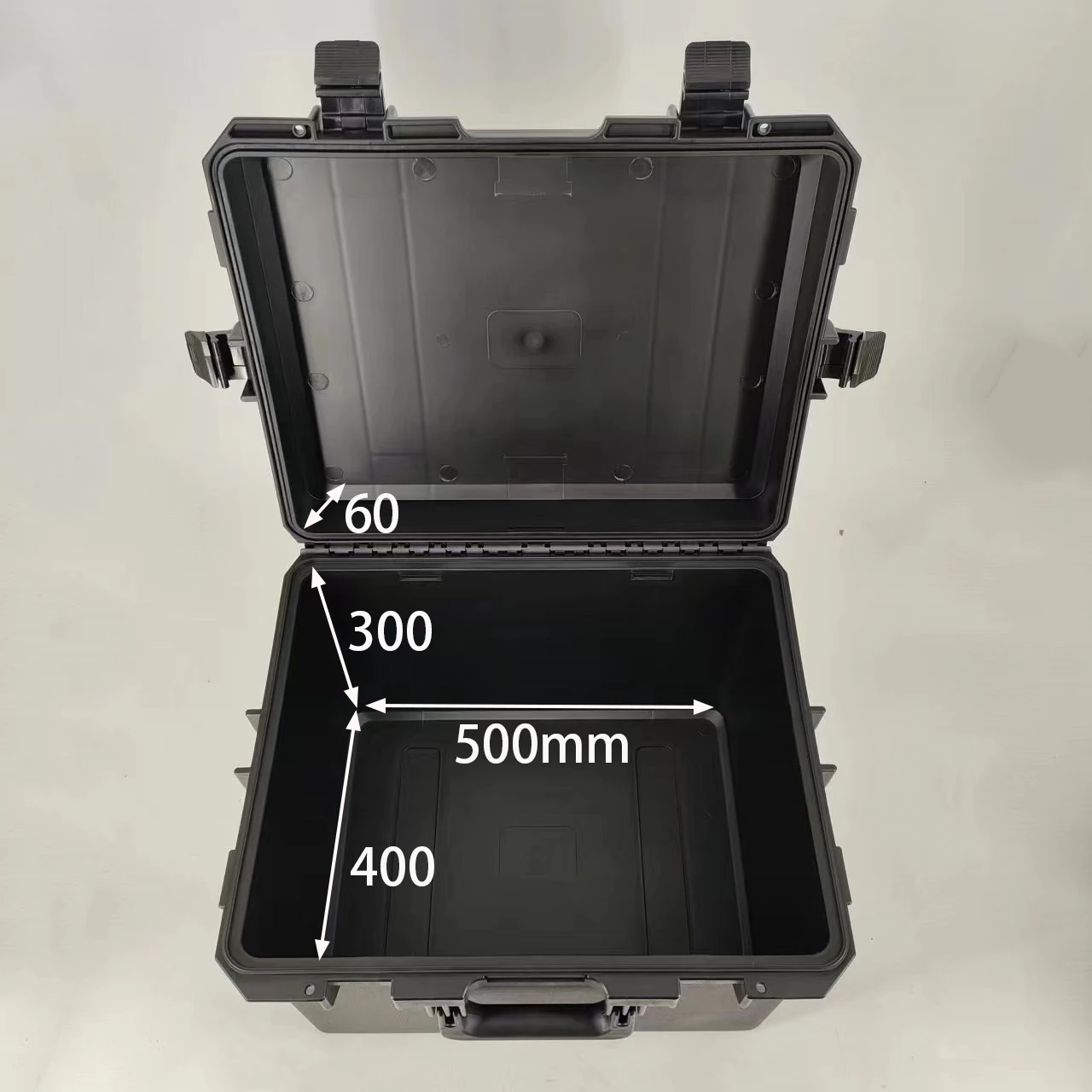 DPC108-1 Large Hard Plastic PP Equipment Storage Protective Carrying Tool Case With Customizable Interior Foam