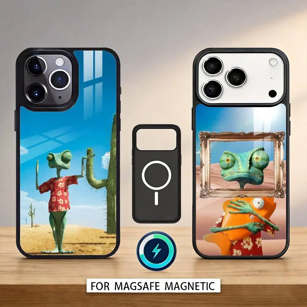 

Cartoon R-RangoS Funny Phone Case For iPhone 17,16,15,14,13,12,Pro,Max For Magsafe Magnetic Wireless Charging