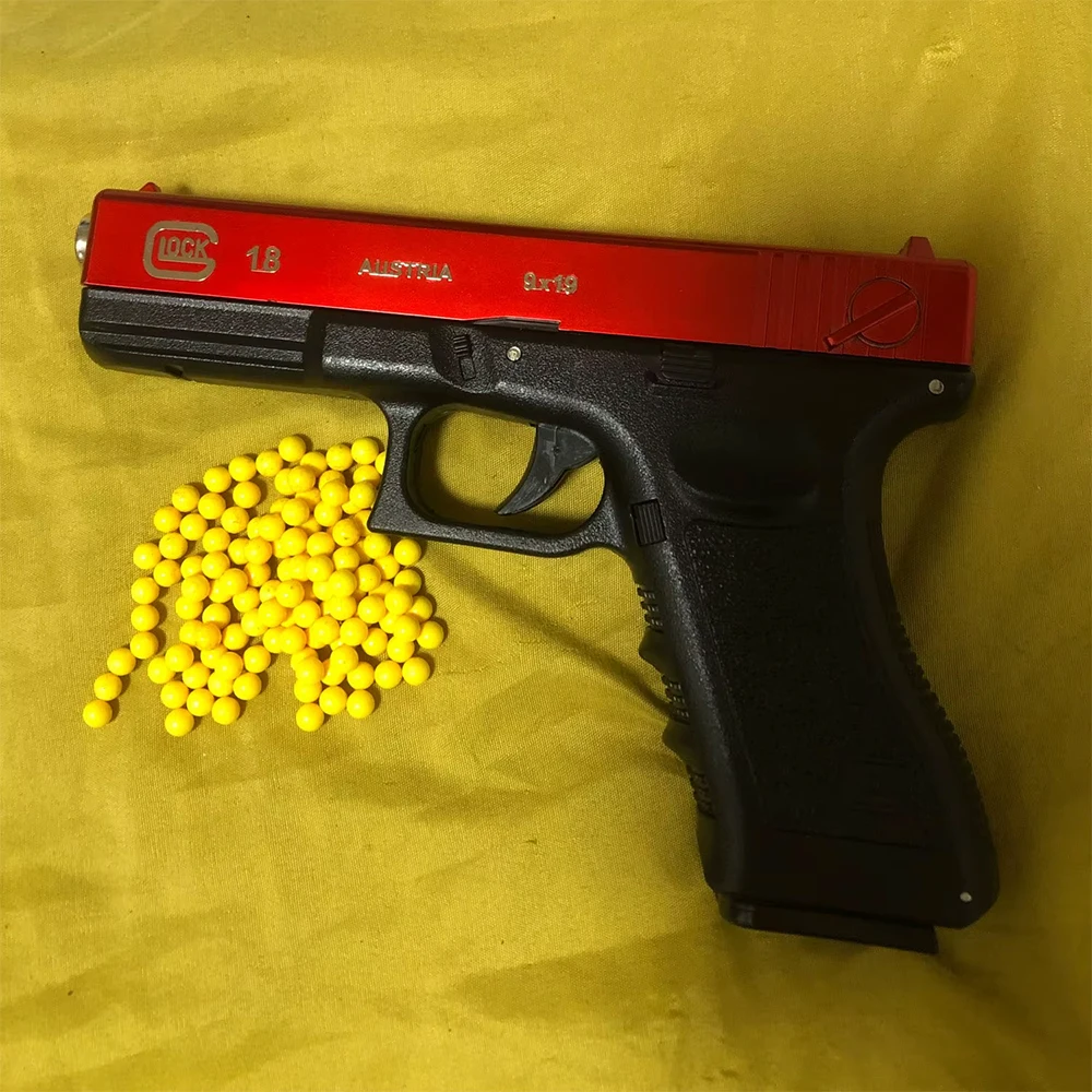 2025 مسدس لعبة اليد Gezheng Locke G18 مستودع سحب فارغ 3 هوك آلة اطلاق النار مسدس لعبة الإفراج السريع تيرا لإمساك هدية الصبي