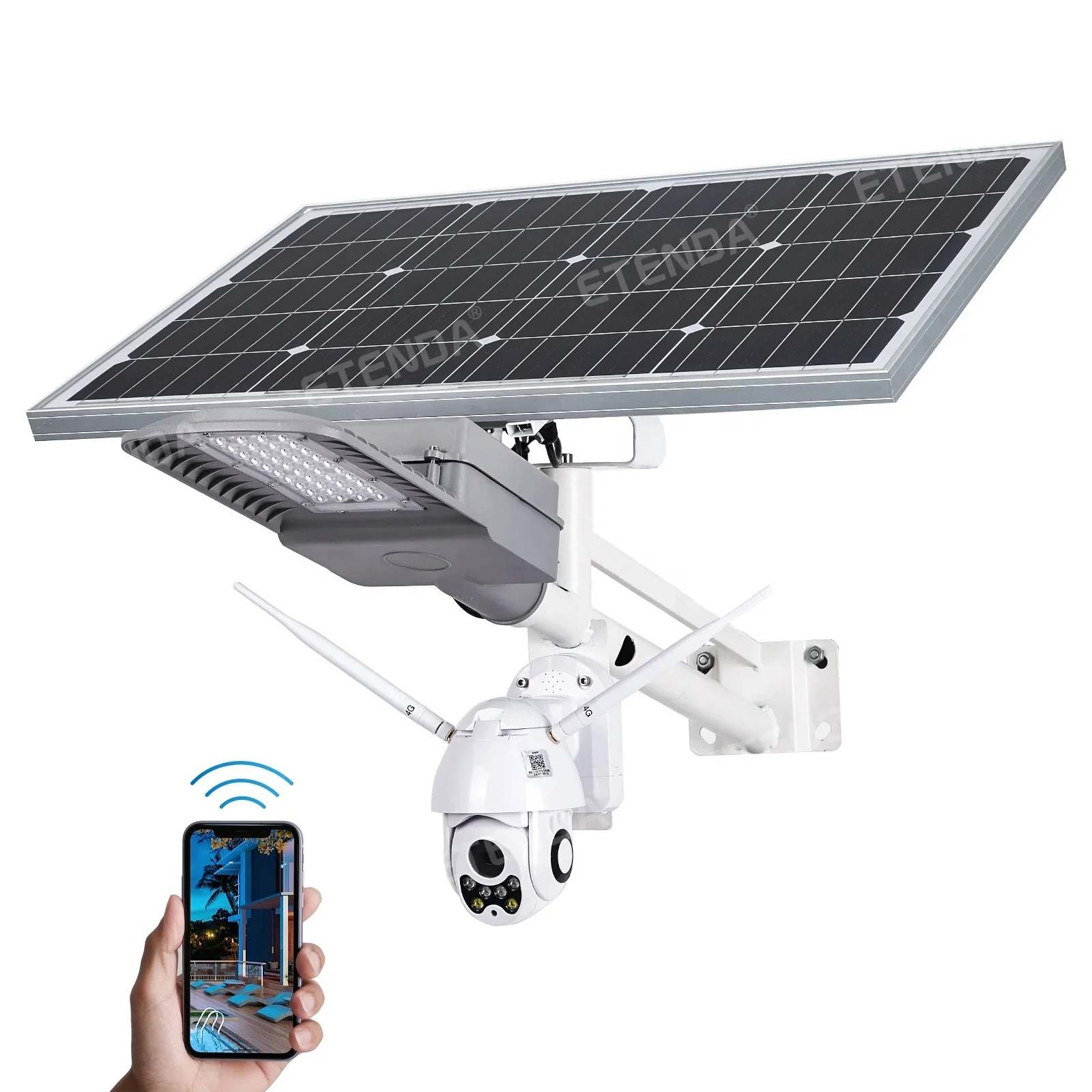 

Etenda 1080P 3 million pixels solar street light with camera outdoor