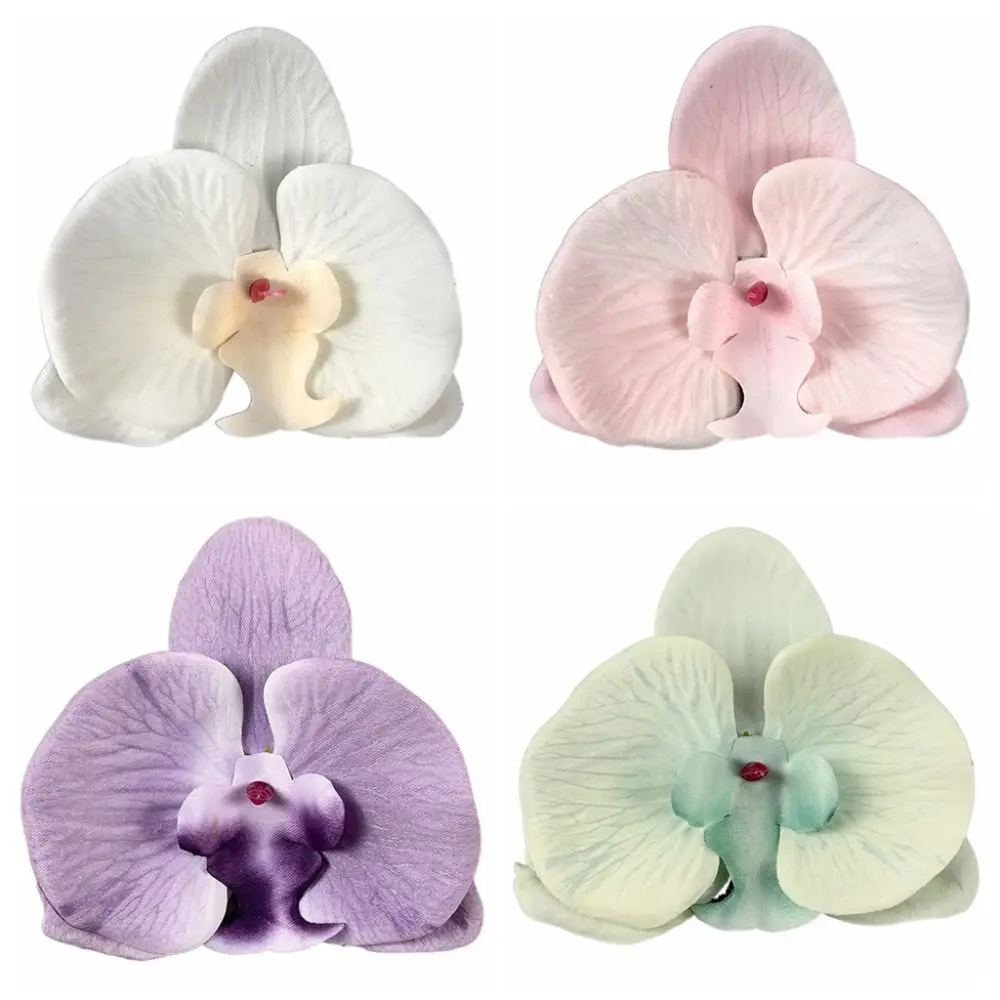 Orchidea farfalla stile coreano fiore artificiale scrapbooking fatto a mano orchidea farfalla artificiale 11 cm fai da te