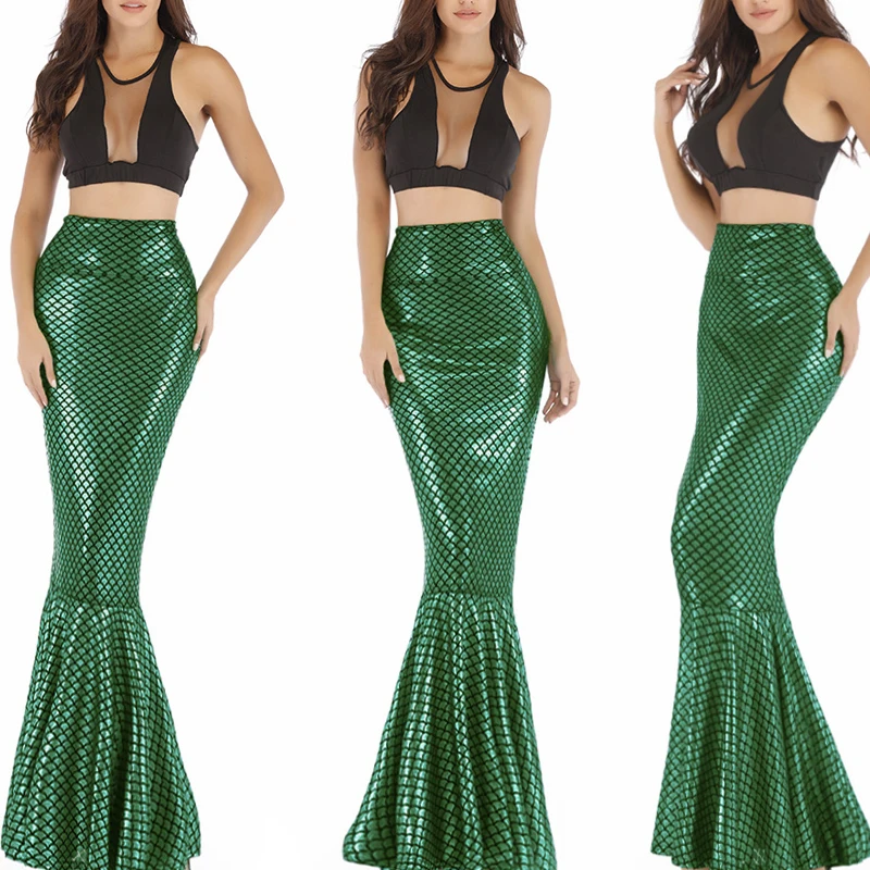 

Mermaid Skirts For Women Long Skirts Woman 2024 Trend Hot Sell Sexy Maxi Skirt New Fashion Long Skirts For Women Half Dress