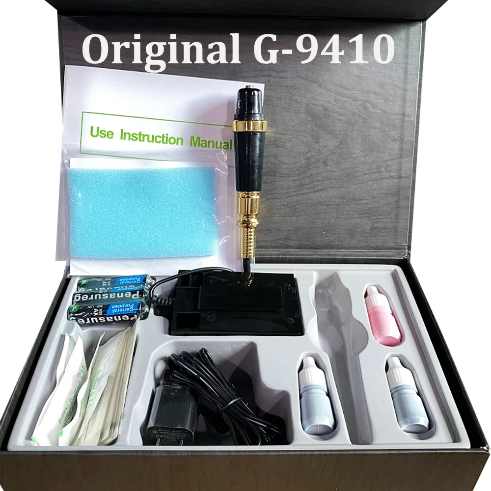 Pro Original Taiwan G-9410 Permanent MakeUp Tattoo Machine Pen Eyebrows Forever Make Up GS Microblading Tattoo Kit With Needles