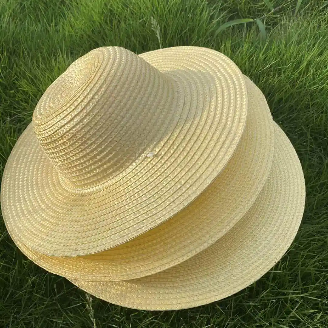 Bafiao Large Straw Hat Men's Women's Beach Outdoor Sunshade Summer Sun Protection Construction Fishing Harvesting Head Protec...