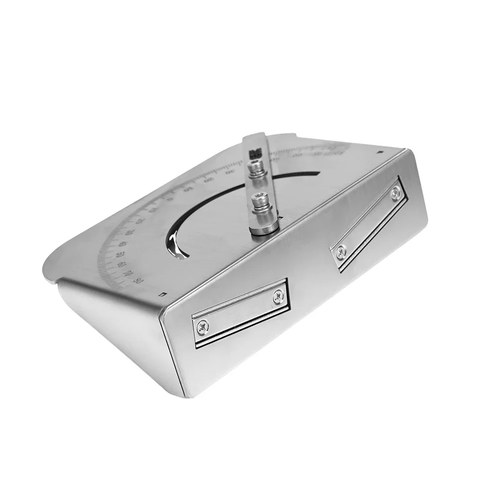 304 Stainless Steel Sheet Metal Bending Positioner, Double-sided Auxiliary Locator T-type Angle Push Ruler with Bending Machine