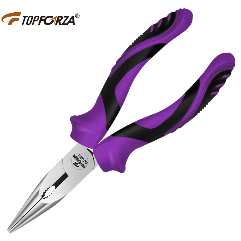 

Multifunction Electrician Pliers Carbon Steel Long Needle Nose Pliers with Wire Cutter Screw Tighten Nippers Wire Wind Clipper