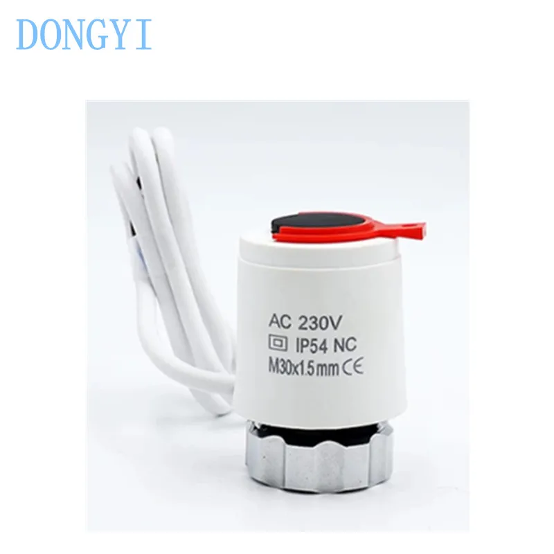 Electric Thermal Actuator M30X1.5mm AC230V NC for Underfloor Heating Thermostatic Radiator Valve